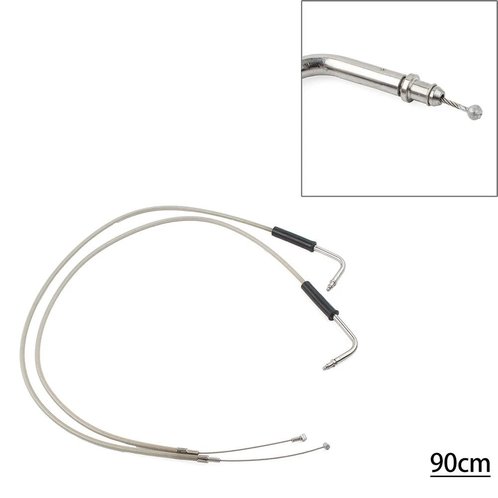 Stainless Steel Throttle Cable For Harley Sportster XL1200 883 Dyna Road King US
