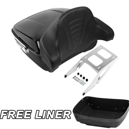 King Trunk Backrest Pad Mount Rack Fit For Harley Sport Glide FLSB 2018-Up 2019