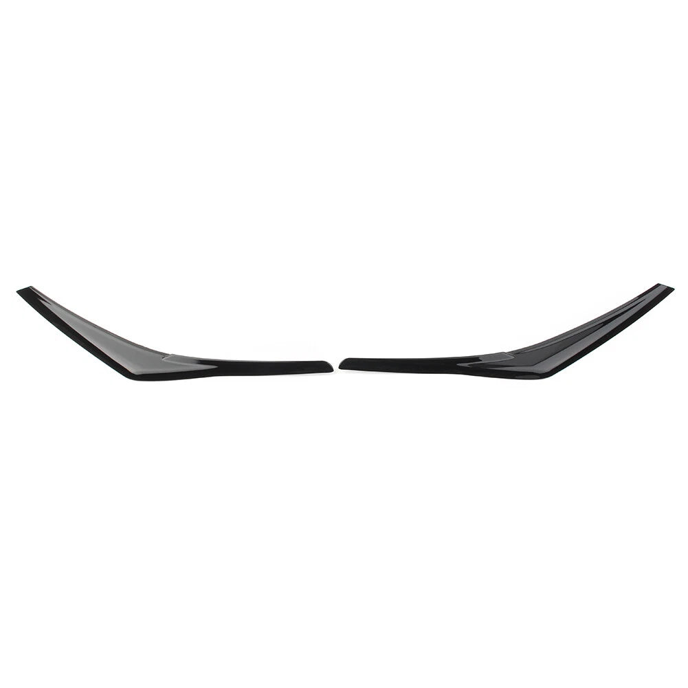 Headlight Eyebrow Decoration Cover Trim Black Fit Toyota Camry SE XSE 2018-2024