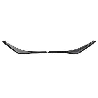 Headlight Eyebrow Decoration Cover Trim Black Fit Toyota Camry SE XSE 2018-2024