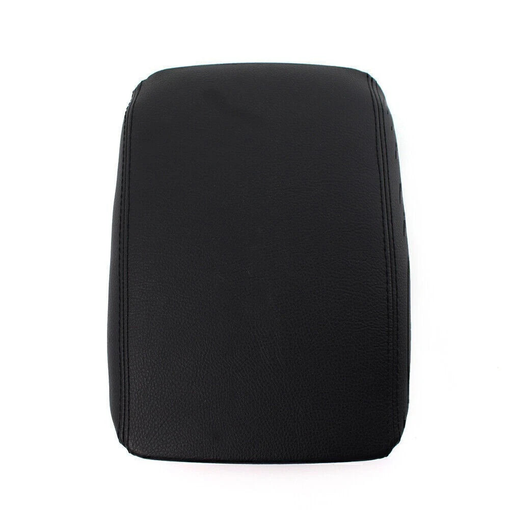 Center Console Lid Armrest Cover Leather For AUDI A4 A5 B8 2008-2016 Black Car