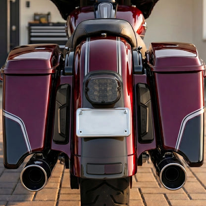 Rear Fender LED Brake Turn Tail Light For Harley Street Road Glide 2024-2026 25