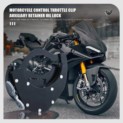 Stainless Steel Motorcycle Cruise Control Throttle Lock Assist Bottom Assist Kit