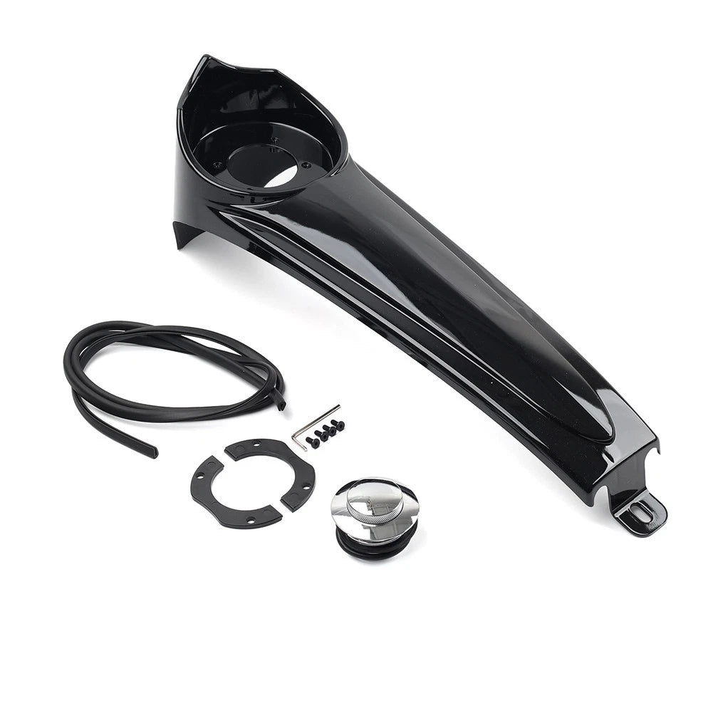 Stretched Dash Panel+Gas Tank Cap Cover For Harley Electra Street Glide 86-2007