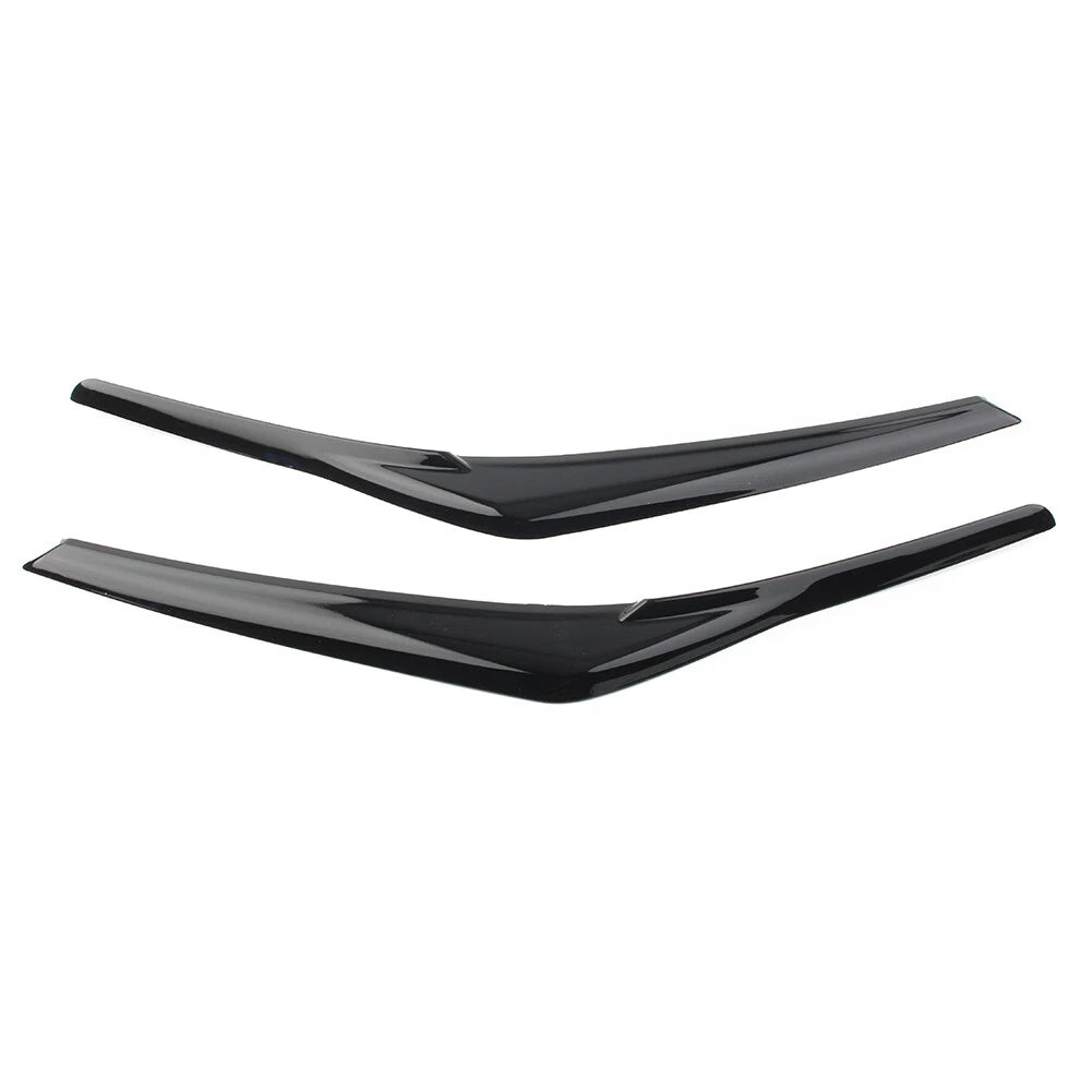Headlight Eyebrow Decoration Cover Trim Black Fit Toyota Camry SE XSE 2018-2024