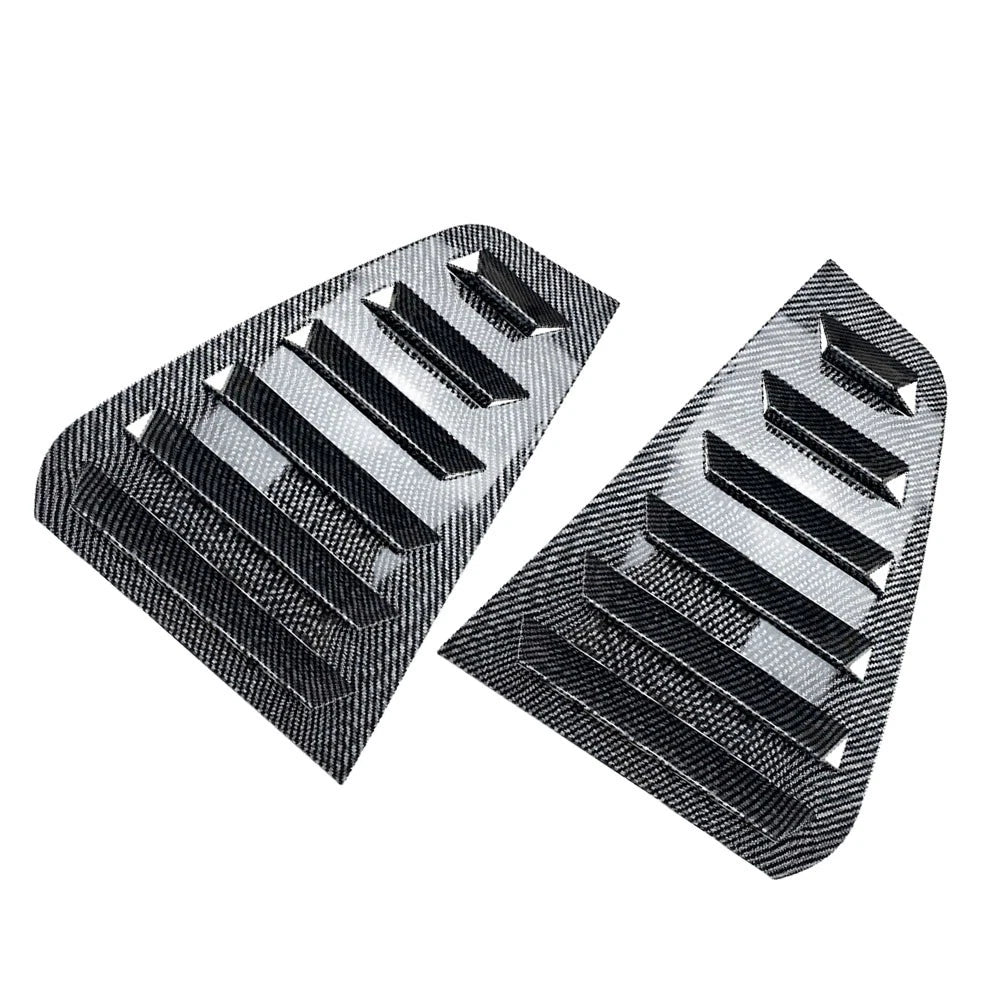 Rear Window Side Vent Shutter Louver Cover Trim Fit VW Golf MK7 MK7.5 2014-2019