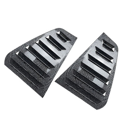 Rear Window Side Vent Shutter Louver Cover Trim Fit VW Golf MK7 MK7.5 2014-2019
