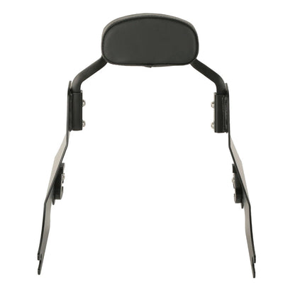 Short Passenger Backrest Sissy Bar Fit For Harley Sportster XL1200 883 2004-2022