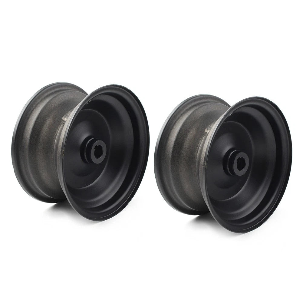 6" 145/70-6 IN Rear Wheel Rim Black For GO Kart Off-Road Dirt Pit Bike Aluminum