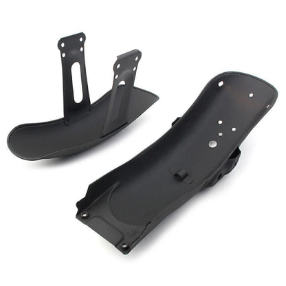 For Cafe Racer Retro CG125 Front & Rear Fender Mudguard Cover Metal Motor Black