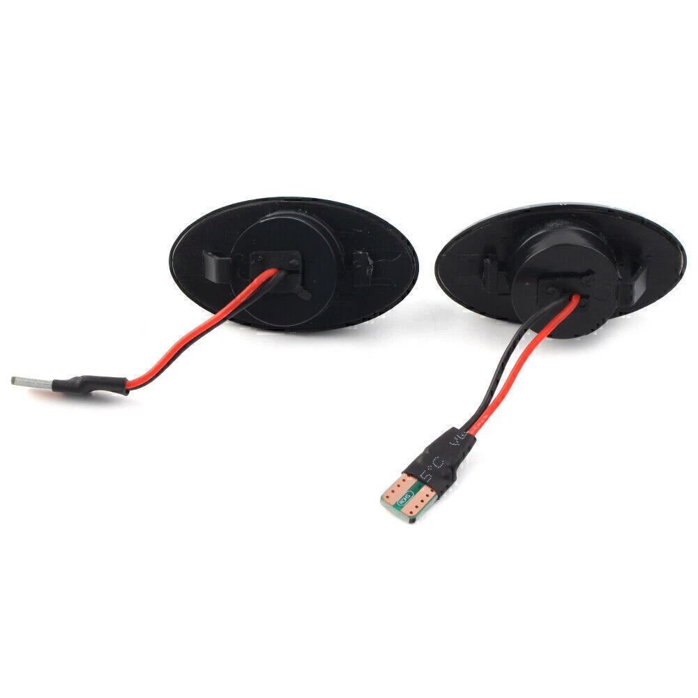LED Sequential Dynamic Side Marker Turn Signal Light Fit Mini Cooper R50 R52 R53