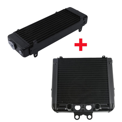 Radiator & Oil Cooler Cooling Fit For Harley Davidson V-Rod VRSC 04-13 Aluminum
