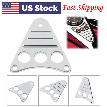 Instrument Penal Cover Aluminum Dash Plaque Cover For Kawasaki Custom Classic