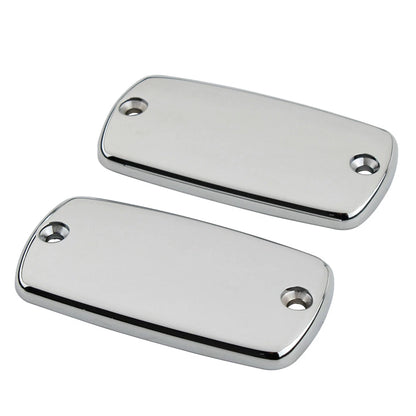 Front Brake Reservoir Fluid Cover Caps For Honda Valkyrie Goldwing GL1500 GL1800