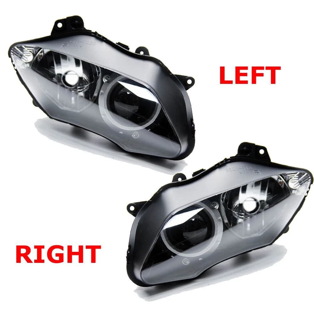 Left Right Headlight Headlamp Assembly For Yamaha 2007 2008 YZF R1 YZF-R1 YZFR1