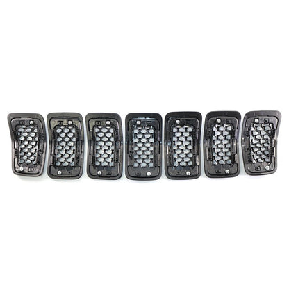 1 Set Front Bumper Kidney Mesh Grille For Jeep Cherokee 2019-2022 6AZ88DX8AB