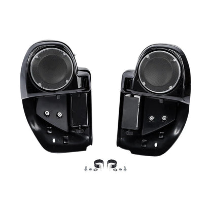 Lower Vented Fairing 6.5" Speakers Engine Guard Bar For Harley Road Glide 14-24