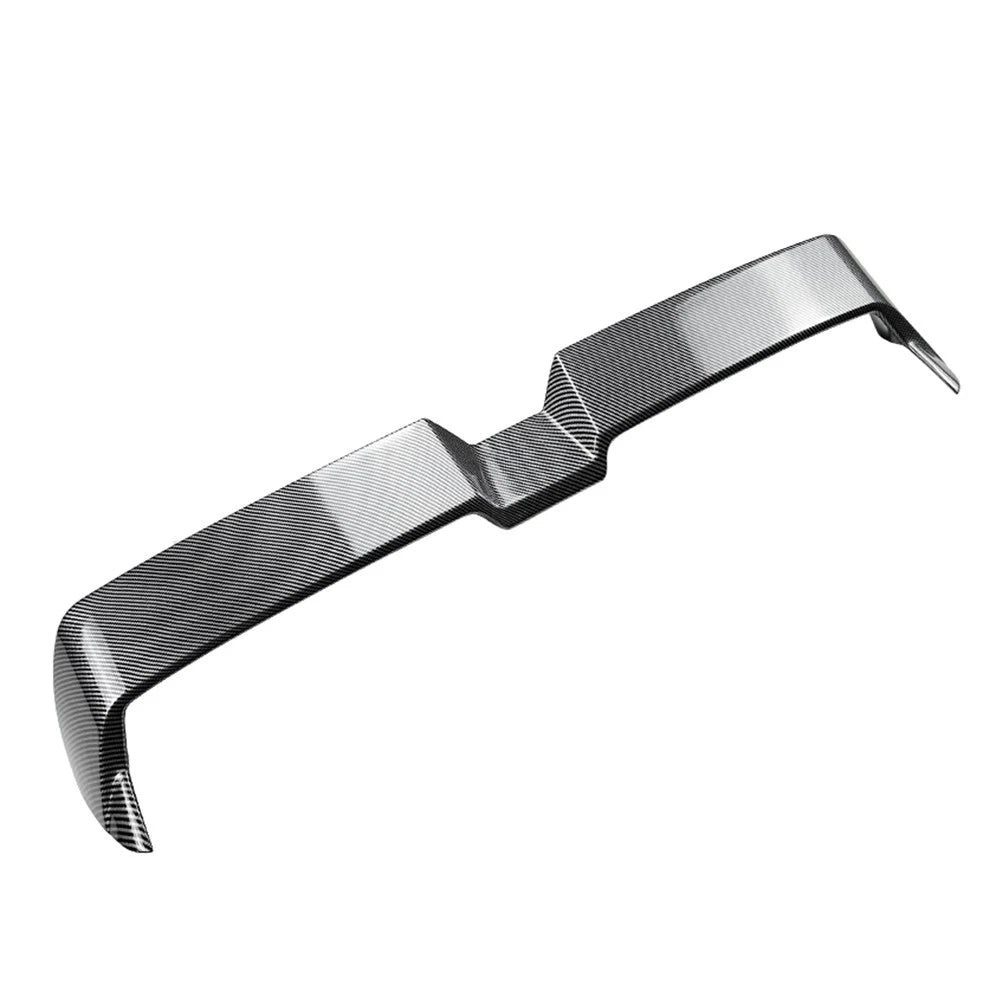 Rear Trunk Spoiler Lip Roof Wing For VW Polo MK5 6R 6C 09-17 Carbon Fiber Black