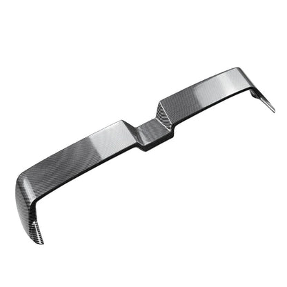 Rear Trunk Spoiler Lip Roof Wing For VW Polo MK5 6R 6C 09-17 Carbon Fiber Black