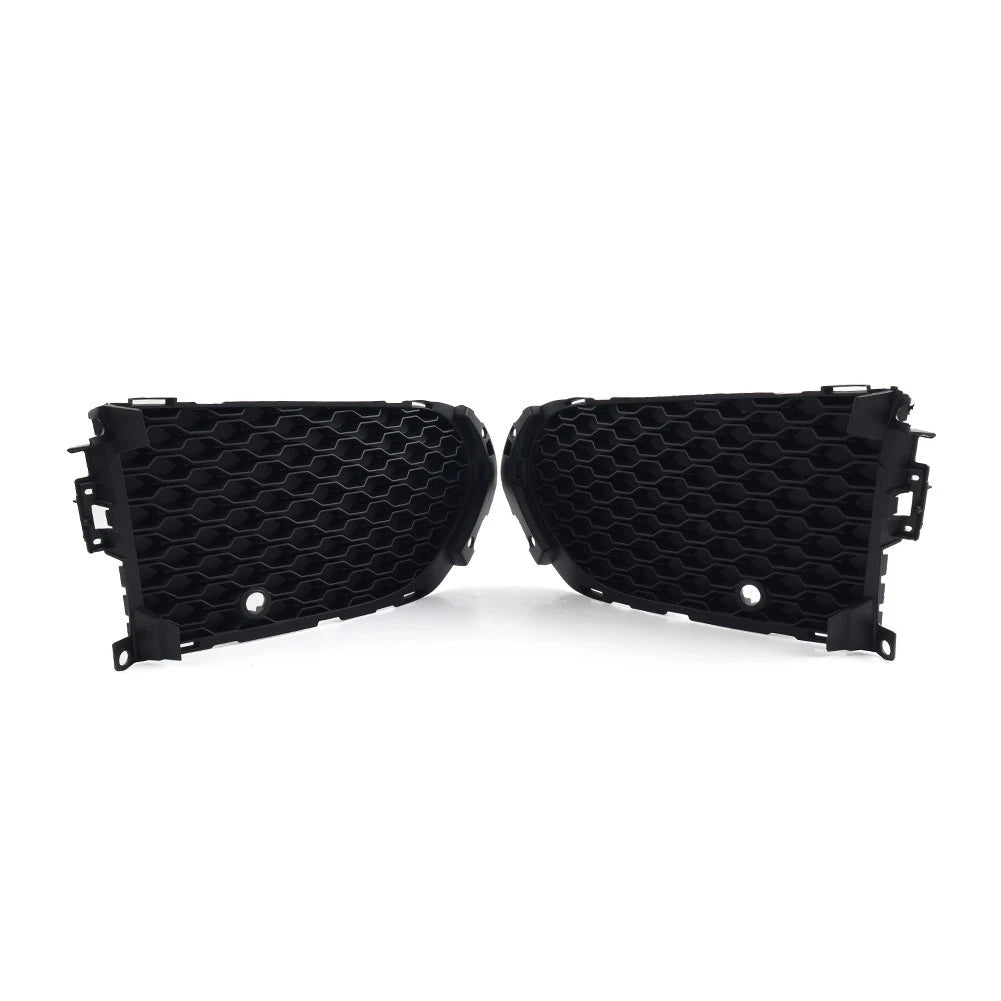 Closed Mesh Front Bumper Fog Light Lamp Grill With PDC For Jaguar F-Pace 2016-20
