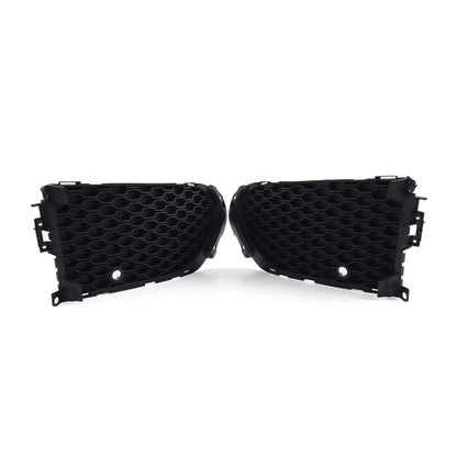 Closed Mesh Front Bumper Fog Light Lamp Grill With PDC For Jaguar F-Pace 2016-20