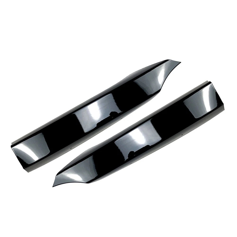 Front Bumper Side Spoiler Lip Gloss Black For BMW 1 Series E82 E88 M-Tech 08-13