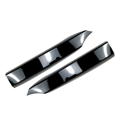 Front Bumper Side Spoiler Lip Gloss Black For BMW 1 Series E82 E88 M-Tech 08-13