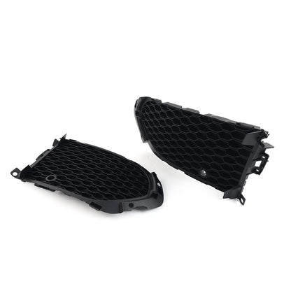 Closed Mesh Front Bumper Fog Light Lamp Grill With PDC For Jaguar F-Pace 2016-20