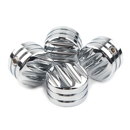 4ⅹ Head Bolt Cover Cap for Harley Twin Cam 1999-Later & Evo 1985-1999 Chrome USA