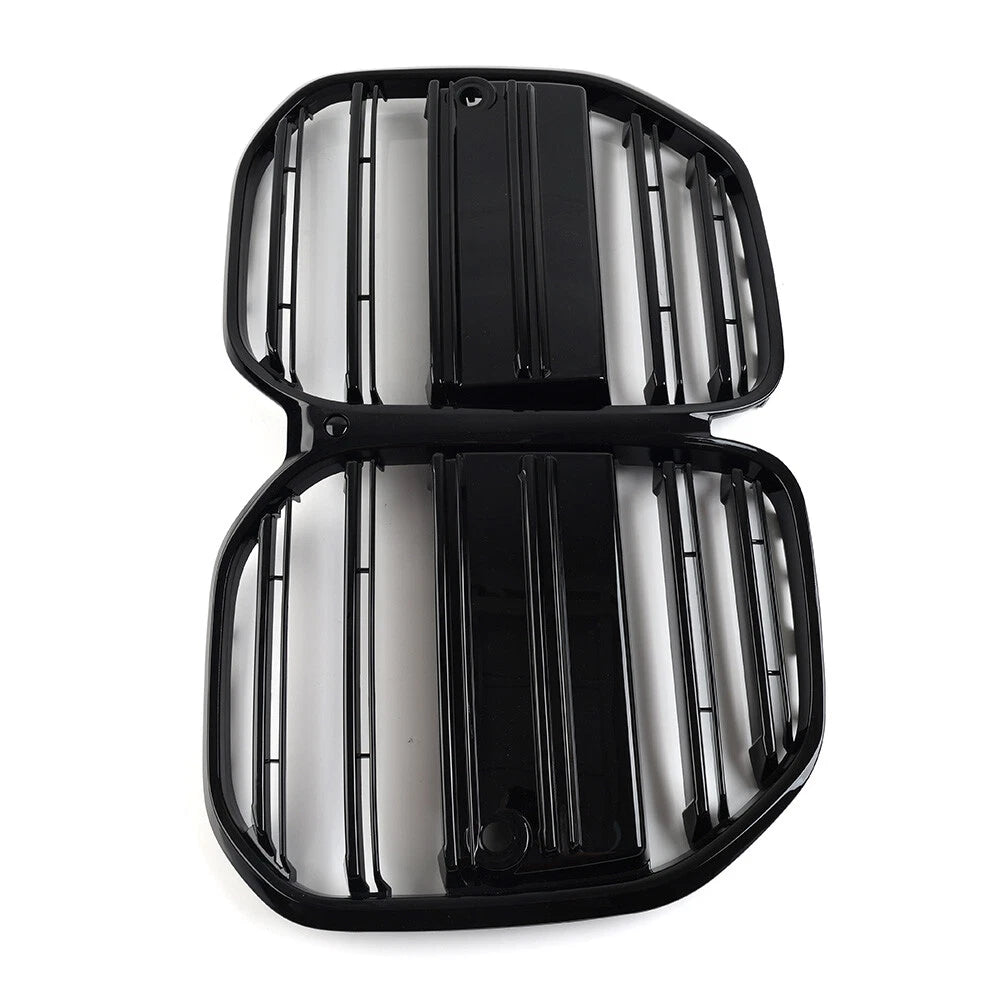 Double Line Front Bumper Center Kidney Grille For BMW 4 Series G22 G23 2dr 21-23