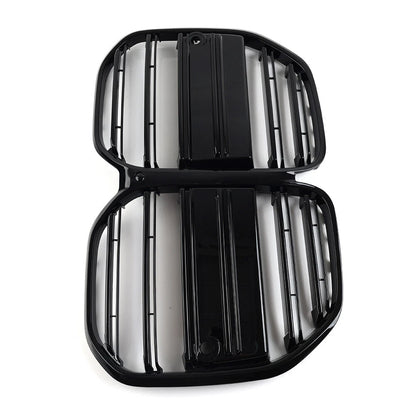 Double Line Front Bumper Center Kidney Grille For BMW 4 Series G22 G23 2dr 21-23