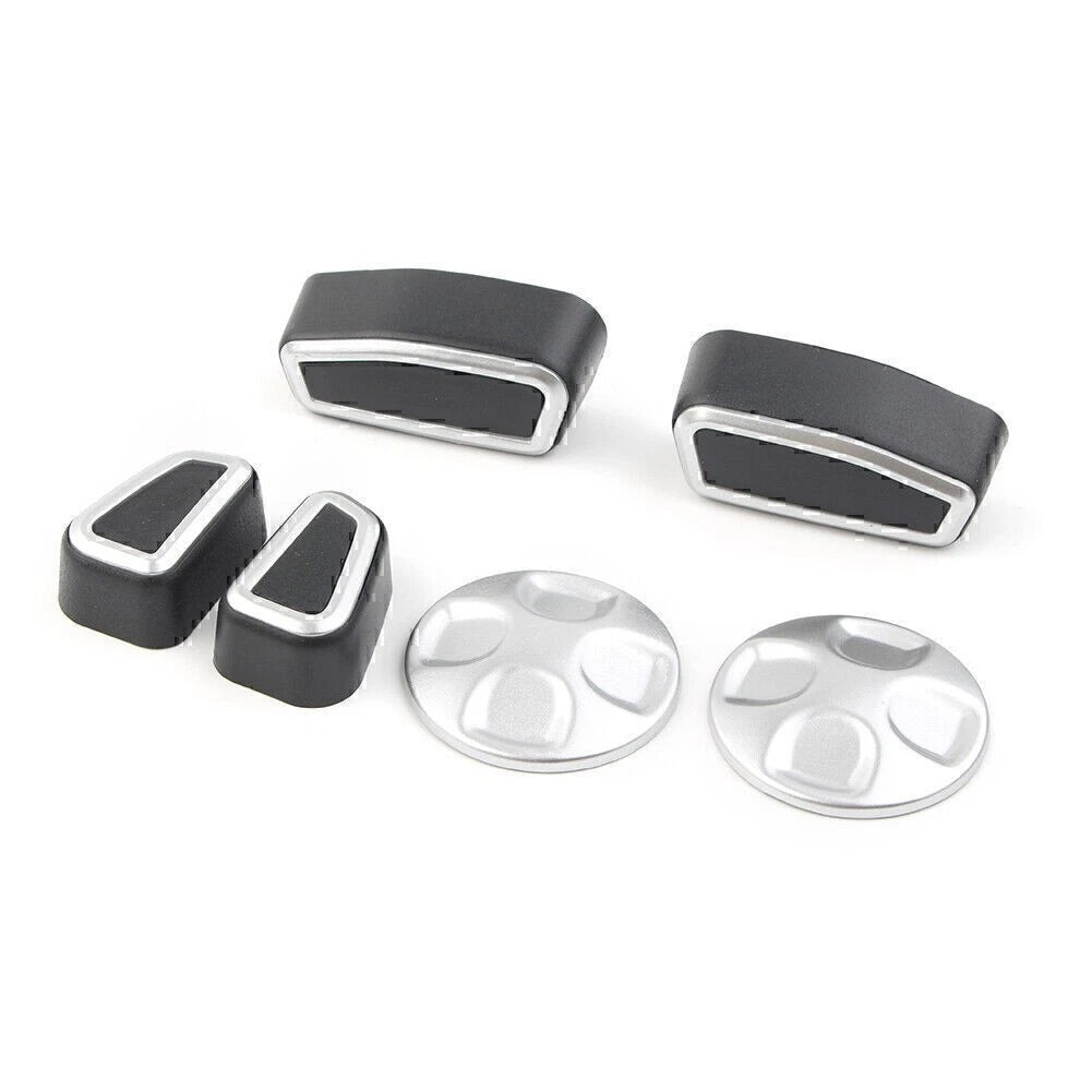 Inner Car Seat Adjustment Button Trim Cover 6pcs For Alfa Romeo Giulia 2017-2021