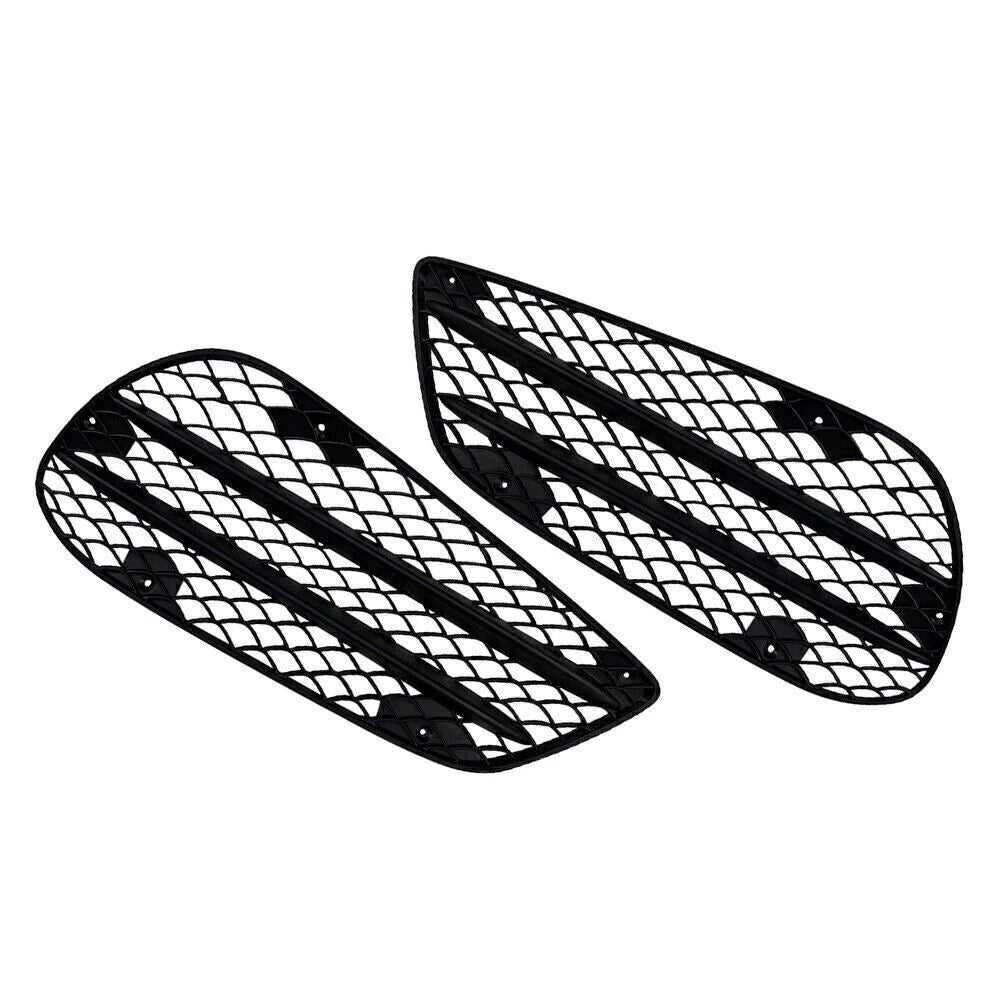 Fit Mercedes Benz E Class W212 2013-2015 Front Bumper Grill Fog Lamp Grille 2x