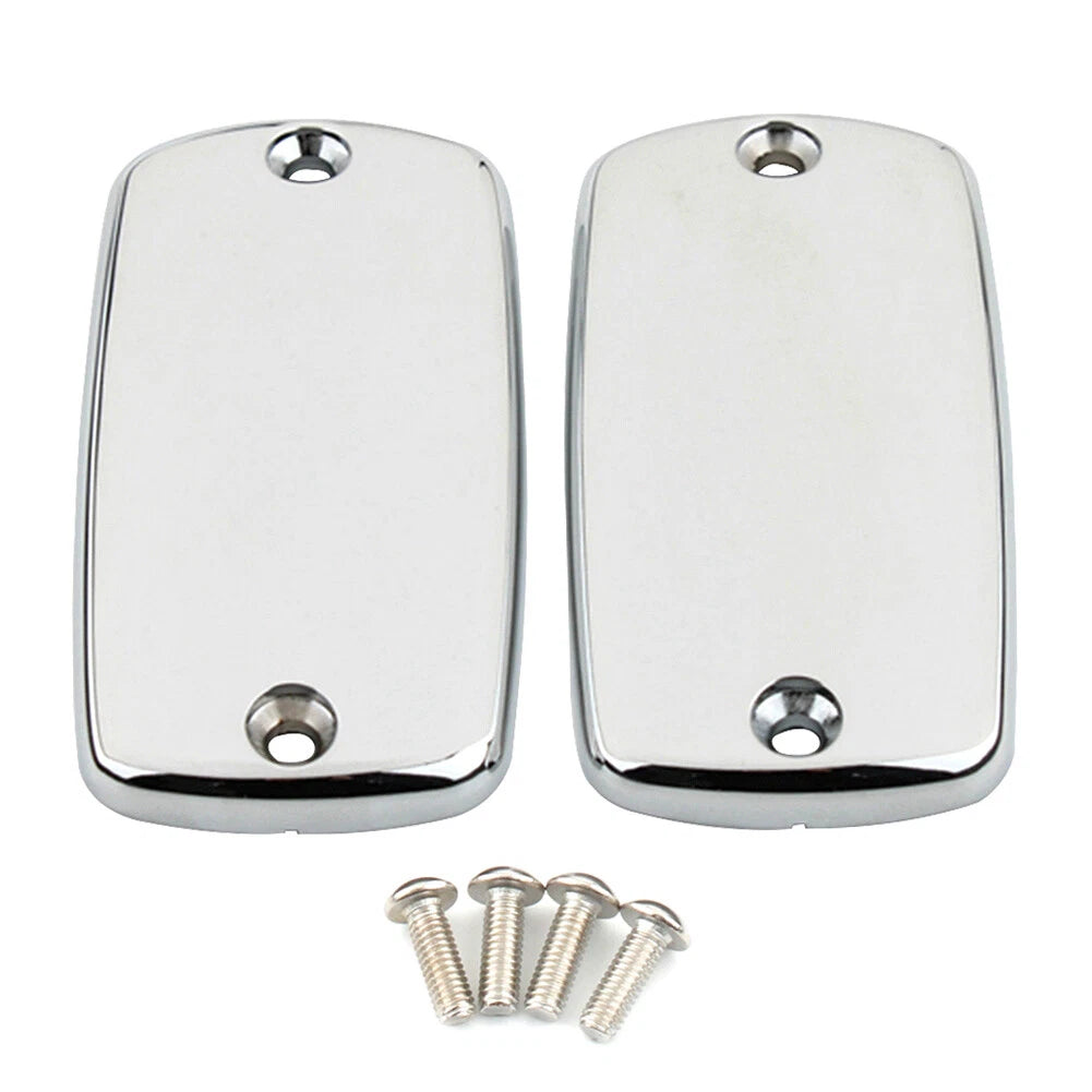 Front Brake Reservoir Fluid Cover Caps For Honda Valkyrie Goldwing GL1500 GL1800