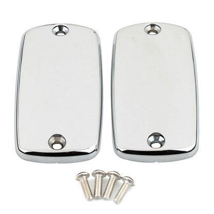 Front Brake Reservoir Fluid Cover Caps For Honda Valkyrie Goldwing GL1500 GL1800