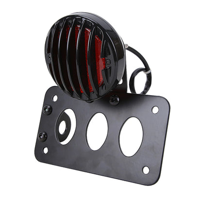 3/4" Side Mount Brake License Plate LED Tail Light For Harley Chopper Bobber XL