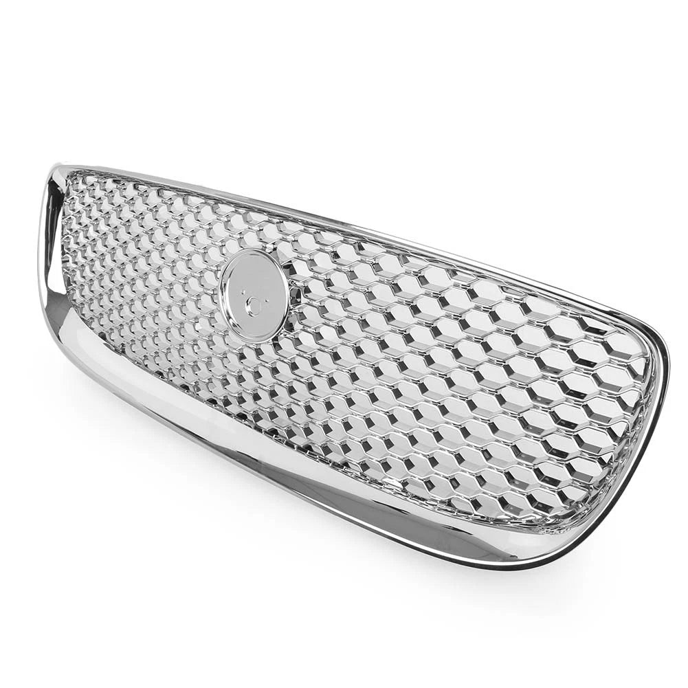 Chrome Front Bumper Hood Radiator Grille Mesh Grill For Jaguar XE 2015-2018 16
