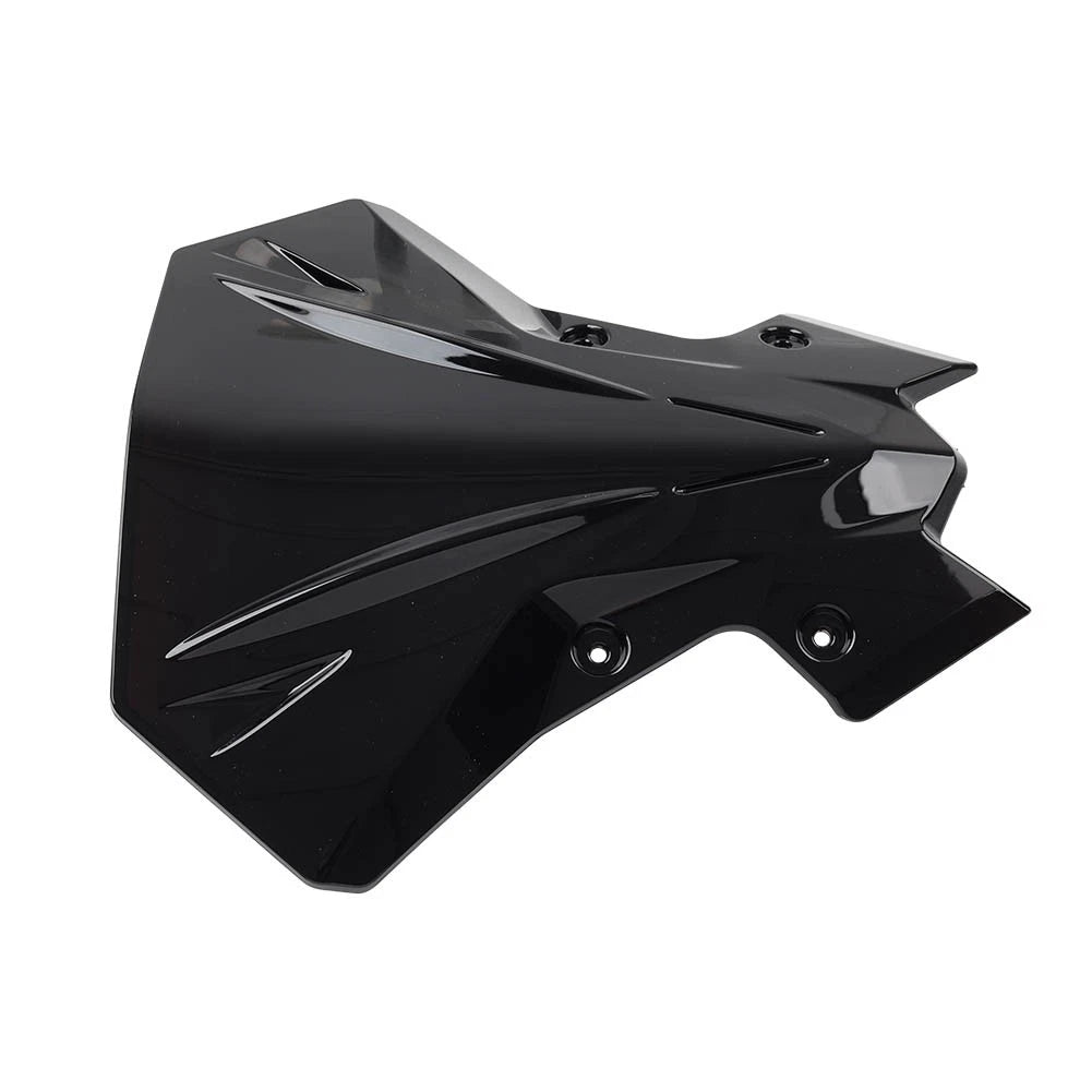 Glossy Black Windscreen Windshield Visor Deflector For Kawasaki Z900 2020-2024