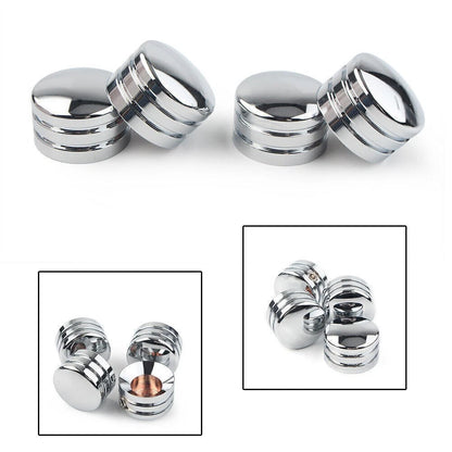Head Bolt Covers Chrome Fit Harley Sportster XL883 Twin Cam Big Twin 1340 Evo ab