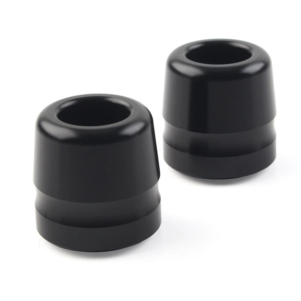 CNC Handlebar Grips Bar End Slider Caps For BMW S1000RR HP4 S1000R F800R Black