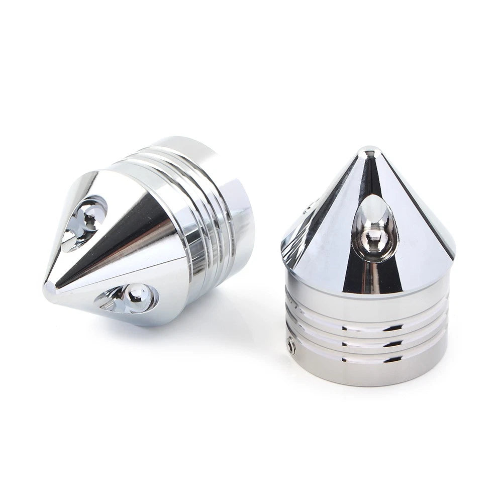Chrome Front Axle Cap Nut Cover For Harley Electra Glide Sportster FLHX