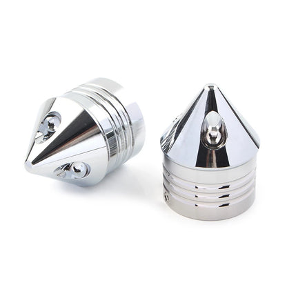 Chrome Front Axle Cap Nut Cover For Harley Electra Glide Sportster FLHX