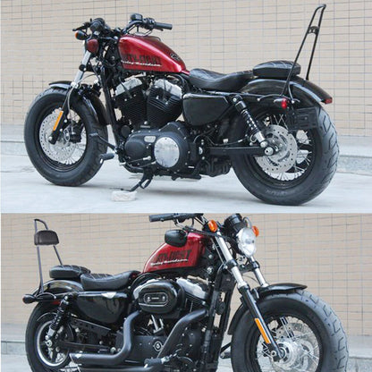 Detachable Passenger Sissy Bar Backrest For Harley Sportster Iron 883 1200 04-Up