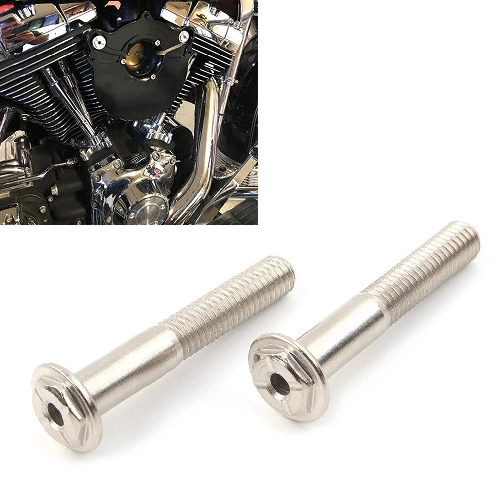 2* Air Cleaner Intake Filter Long Bolts Screw for Harley Touring Softail Dyna US