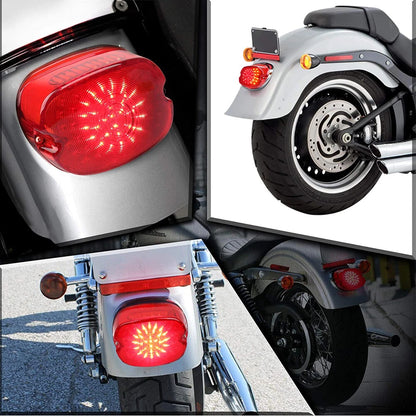 LED Rear Tail Lights Brake Fit for Harley Road King Dyna Glide Softail Sportster