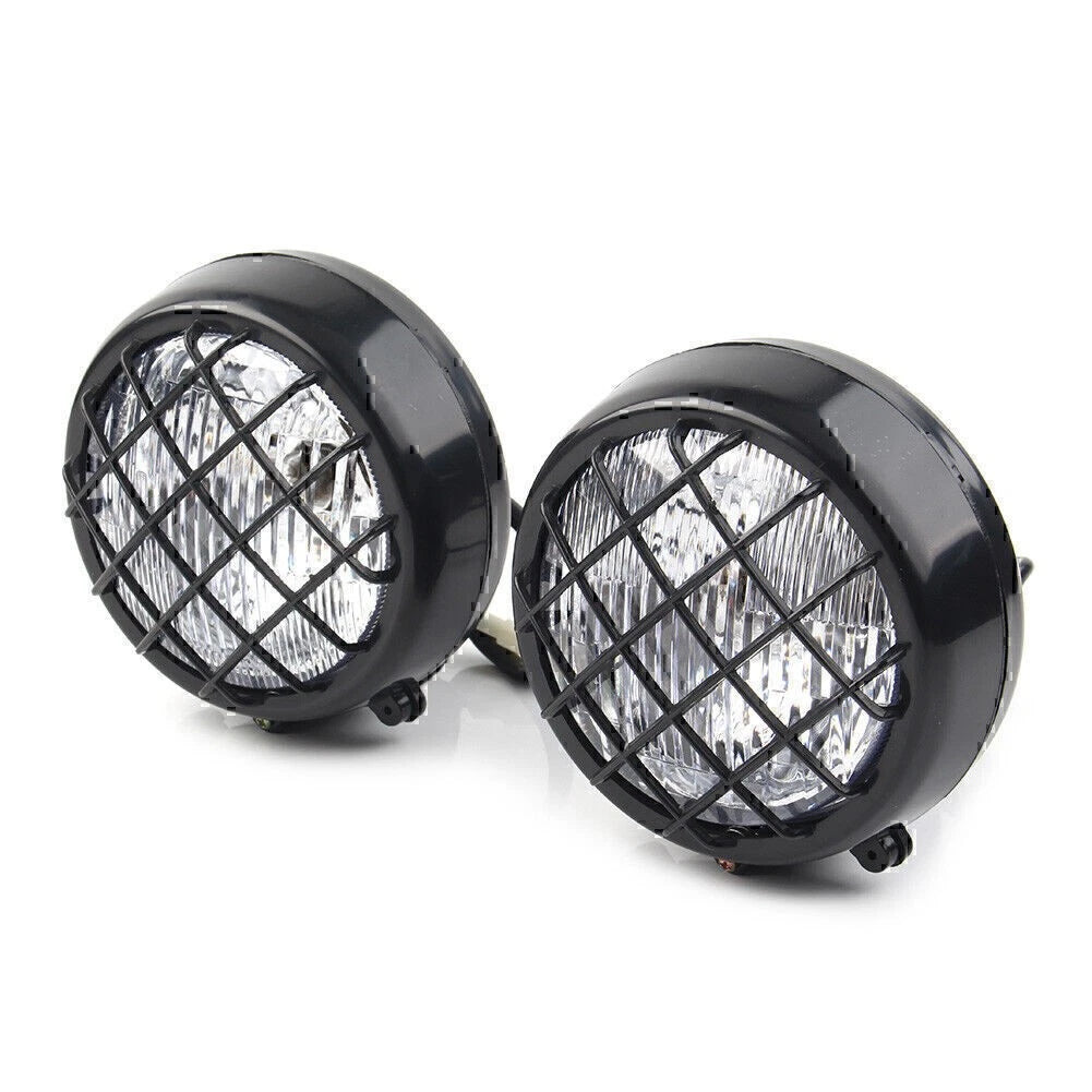 1Pair Lens Grill Headlight Lamp For Yamaha Banshee 1987-2006 2005 ATV 4 Wheel US