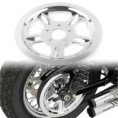 Rear Outer Pulley Insert Cover Aluminium For Harley Sportster XL883 1200 Chrome