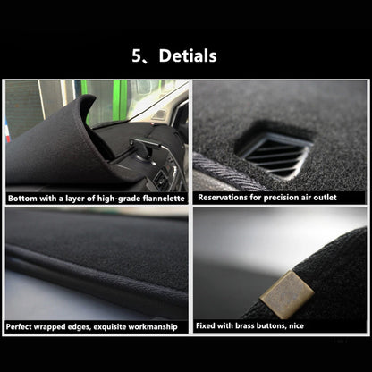 Dash Mat Dashboard Cover Dash Cover Mat Fit Kia Forte 2019-23 K3 Cerato 19-22