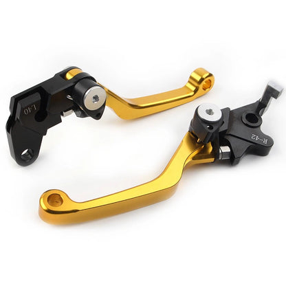 CNC Pivot Clutch Brake Levers For Suzuki DRZ400S DRZ400SM DRZ400E 2000-22 Gold