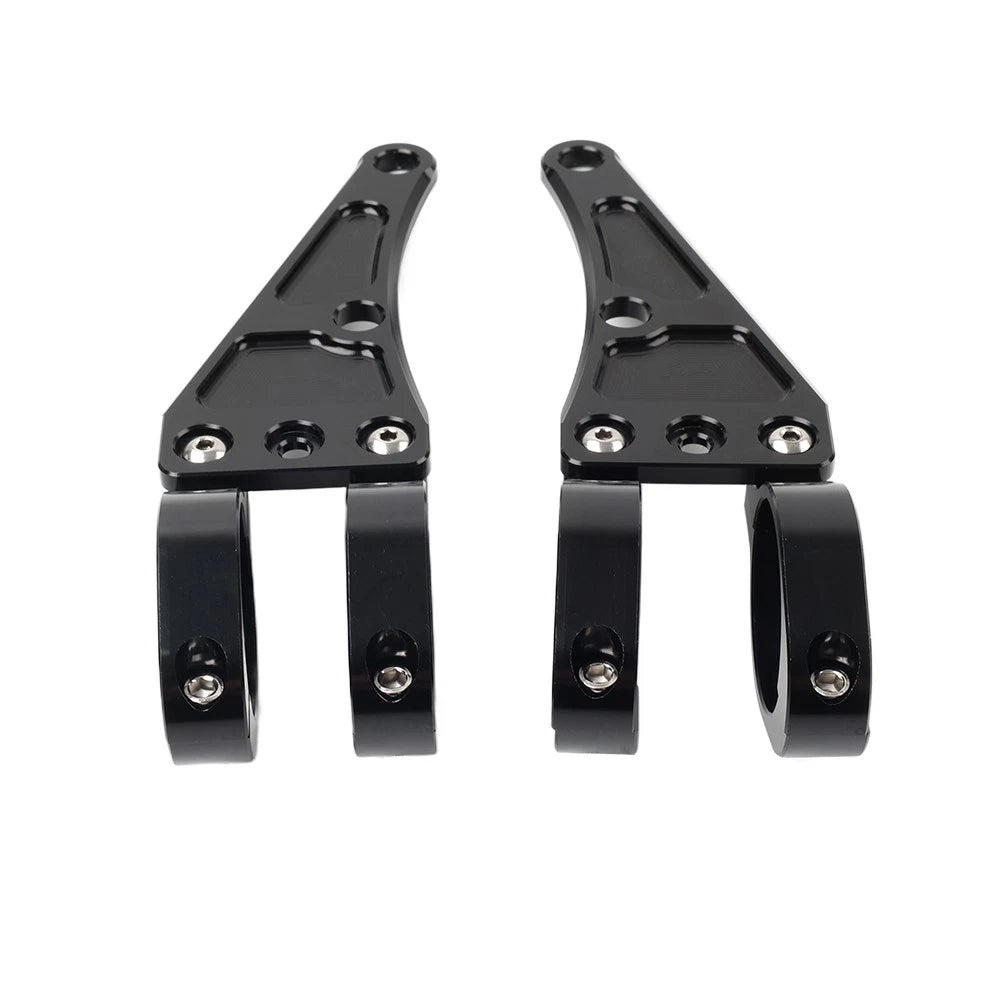 41MM Motorcycle Headlight Bracket Mount Clamp Fork Tube Holder For Harley